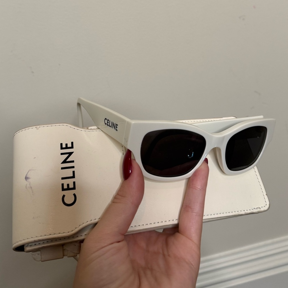 Celine Ivory Cat Eye Sunglasses